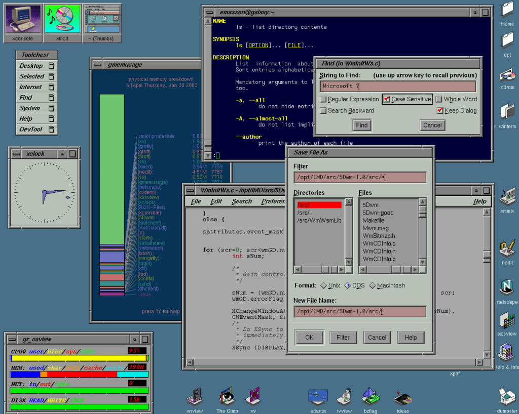 Povijest Prvoih Desktop Sučelja na Linuxu i Prve Distribucije Koje su ga Koristile