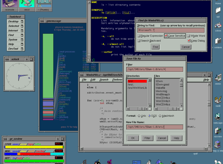 Povijest Prvoih Desktop Sučelja na Linuxu i Prve Distribucije Koje su ga Koristile