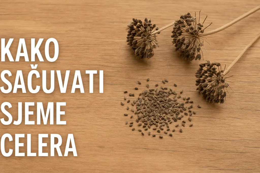 Kako Sačuvati Sjeme Celera za Buduće Sezone – Vodič za Sve Vrste (Lisnati, Korijenaš i Rebraš)