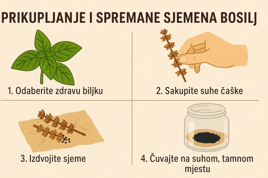 Kako Sačuvati Sjeme Bosiljka za Sljedeće Sezone: Vodič za Početnike i Iskusne Vrtlare