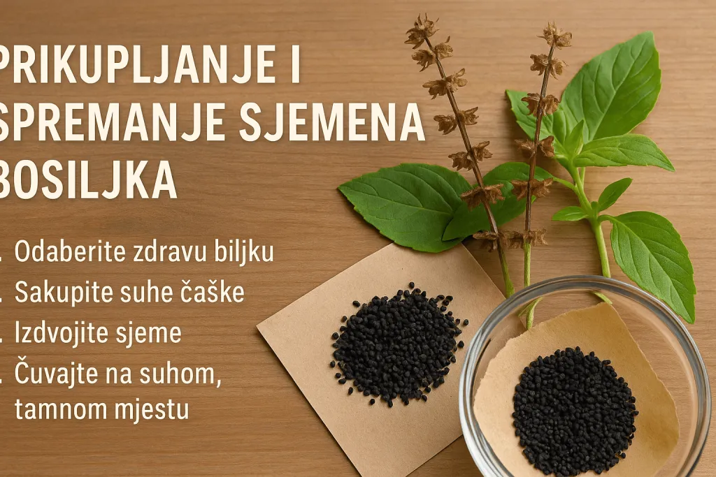 Kako Sačuvati Sjeme Bosiljka za Sljedeće Sezone: Vodič za Početnike i Iskusne Vrtlare