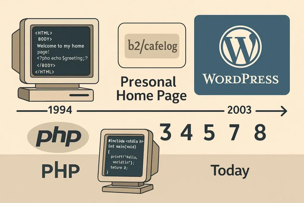 Kako je nastao PHP: Povijest, Razvoj i Utjecaj na Moderni Web