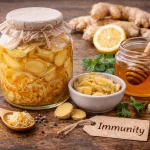 Kako Napraviti Domaći Fermentirani Đumbir s Medom za Imunitet