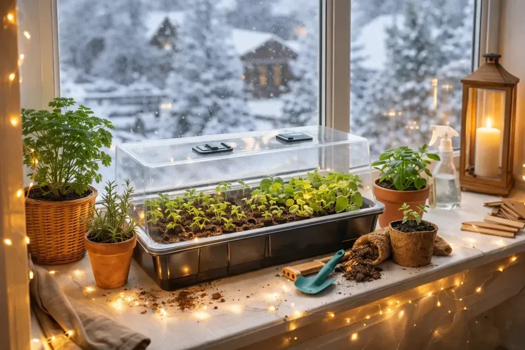 Kako Koristiti Prozorsku Dasku Kao Mini-Staklenik Tijekom Zime