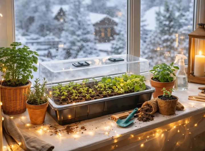 Kako Koristiti Prozorsku Dasku Kao Mini-Staklenik Tijekom Zime