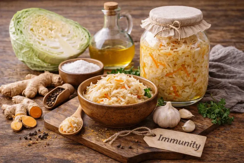 Fermentirani Kupus za Imunitet – Znanstvene Prednosti i Recept