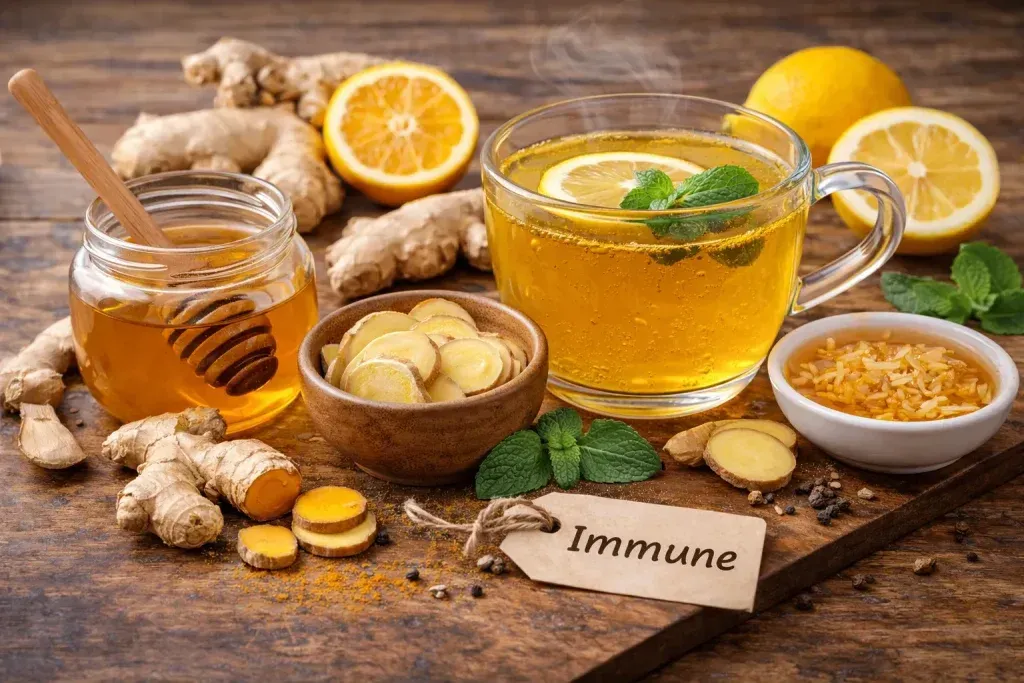 Kako Koristiti Med, Limun i Đumbir za Prirodno Jačanje Imuniteta