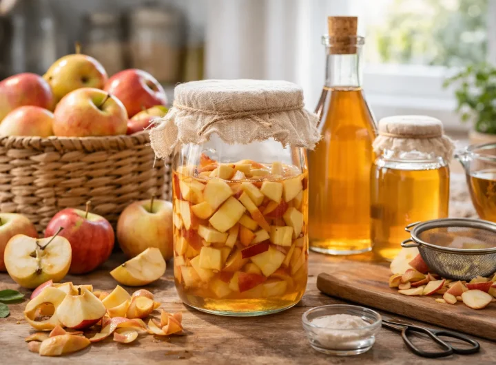 Kako Napraviti Domaći Jabučni Ocat od Ostataka Jabuka