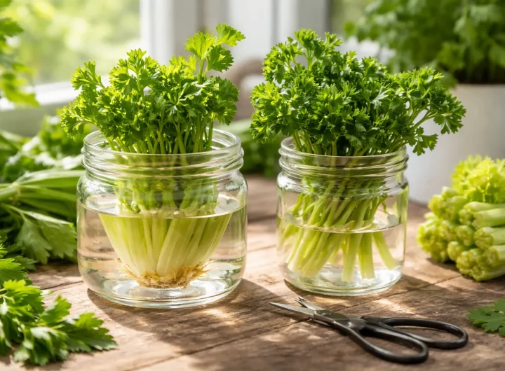 Kako Uzgojiti Vlastiti Peršin i Celer u Čaši Vode (Zero-Waste Metoda)