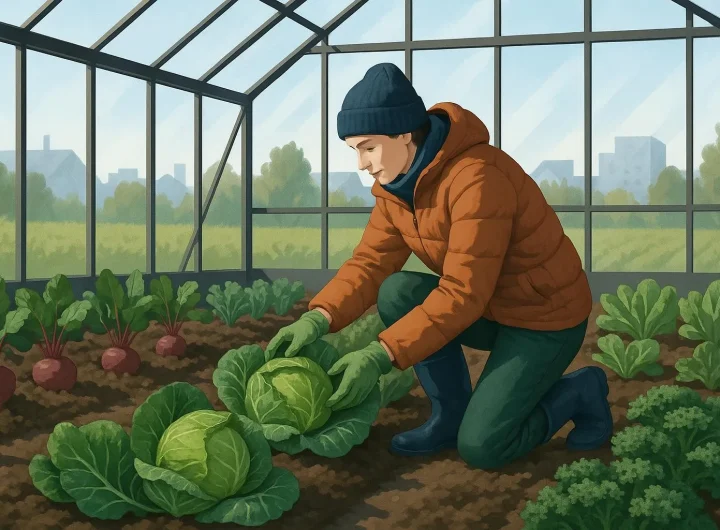 Uzgoj zimskog povrća u zimskom vrtu ili stakleniku — vodič za urbane vrtlara