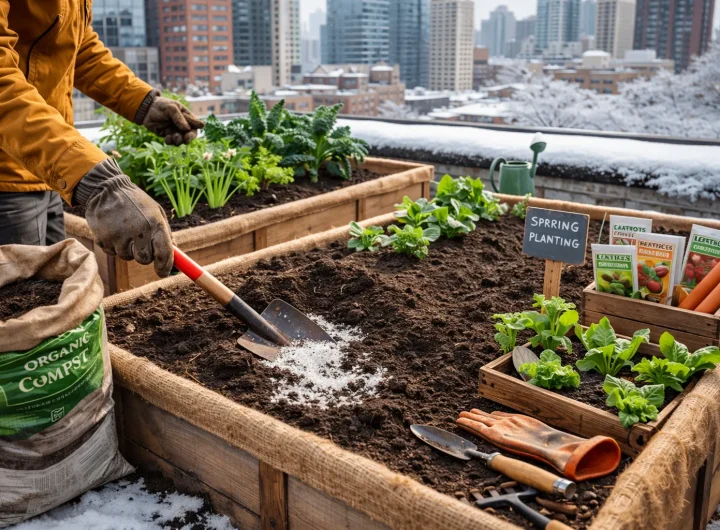 Zimski Vodič za Urbane Vrtlare: Što Saditi i Kako Pripremiti Tlo za Proljeće