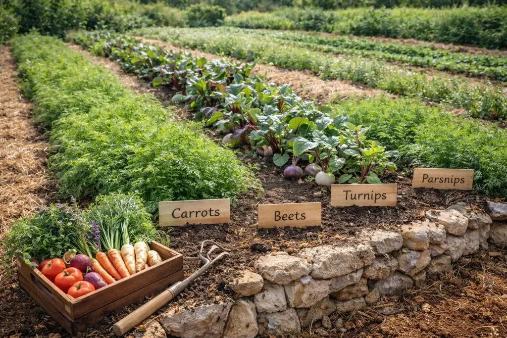 Organski Uzgoj Korjenastog Povrća uz Plodored – Mrkva, Cikla, Repa i Pastrnjak