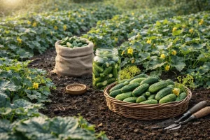 Organski Uzgoj Kornišona – Mali Krastavci iz Organskog Uzgoja za Zimnicu i Svježu Potrošnju