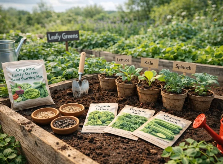 Organski Uzgoj Lisnatog Povrća iz Sjemena u Ekološkom Vrtu – Jednostavna Sjetva kroz Sezonu