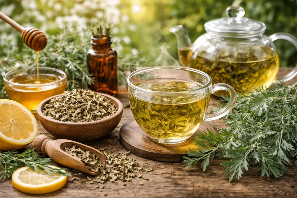 Čaj od Pelina: Gorki Biljni Čaj za Probavni Sustav