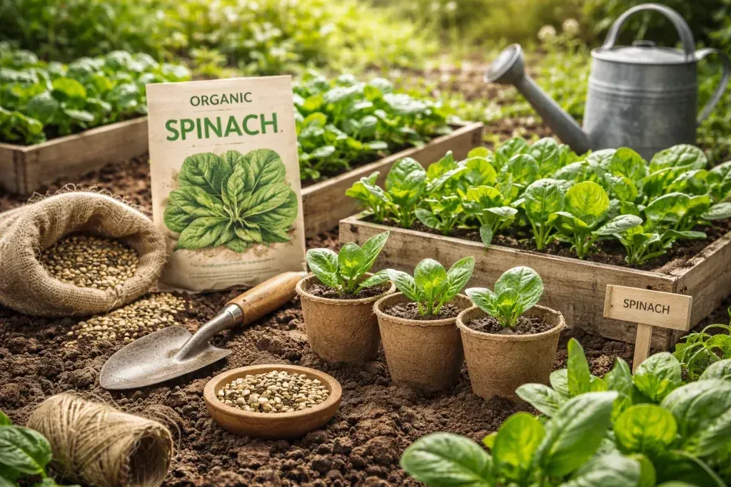 Organski Uzgoj Špinata iz Sjemena – Jednostavan Uzgoj u Proljetnim i Jesenskim Uvjetima