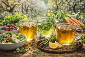 Kako Kombinirati Čajeve i Prehranu u Proljeće