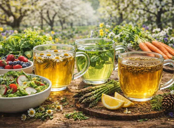 Kako Kombinirati Čajeve i Prehranu u Proljeće