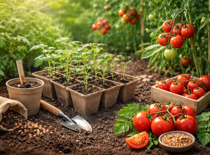 Organski Uzgoj Rajčica iz Sjemena – Od Klijanja do Presadnje