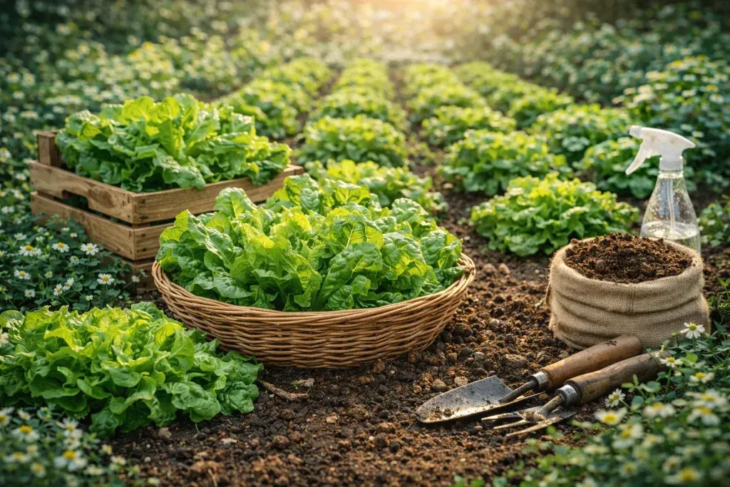 Organski Uzgoj Salate – Brz Rast, Svježi Listovi i Uzgoj bez Kemikalija