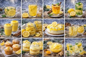 Top 10 Zimskih Recepata s Limunom (Čajevi, Napitci, Deserti)