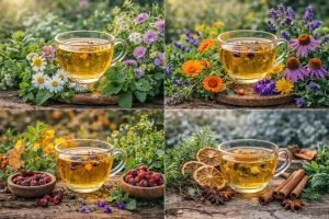 Kako Kombinirati Bilje za Čajeve Prema Godišnjem Dobu
