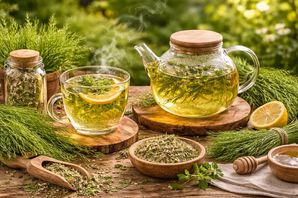 Čaj od Preslice: Mineralni Biljni Čaj za Kosti i Kožu