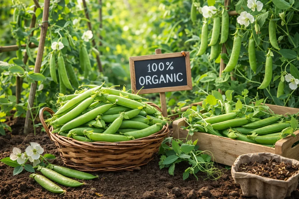 Grašak Šećerac u Ekološkom Uzgoju – Bez Kemije do Slatkih Mahuna