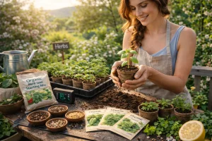 Organski Uzgoj Začinskog Bilja iz Sjemena – Aroma, Svježina i Samodostatnost