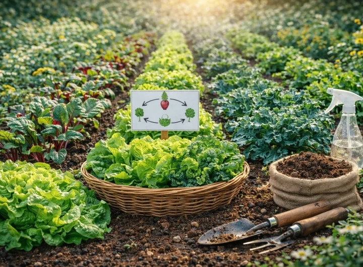 Organski Uzgoj Lisnatog Povrća uz Pametan Plodored – Manje Bolesti i Više Svježine