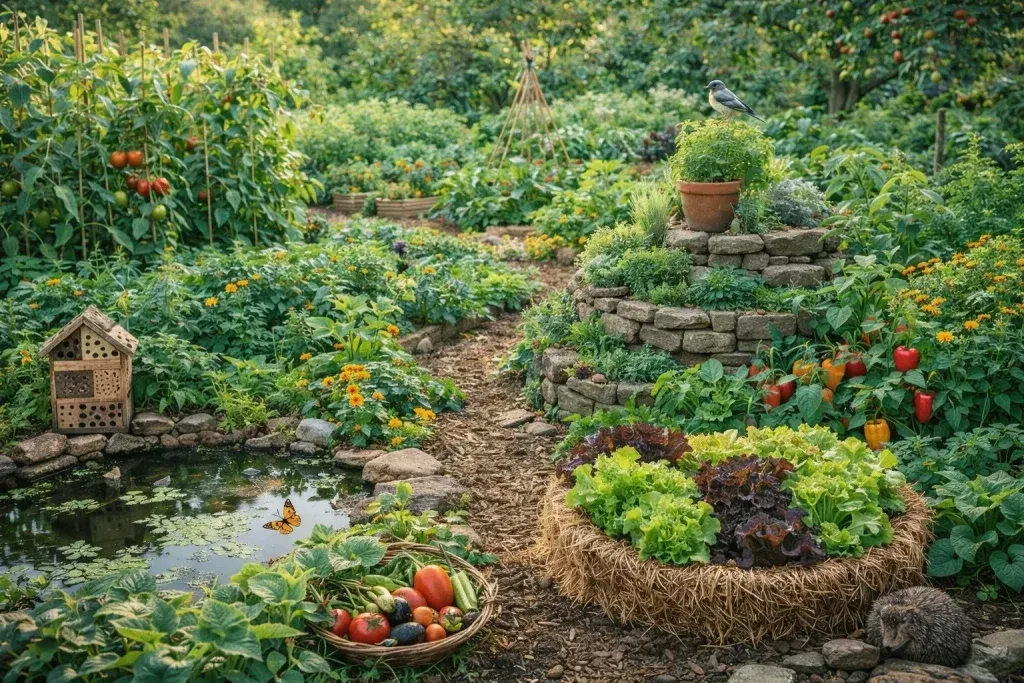 Organski Uzgoj uz Permakulturne Principe – Dizajn Vrta koji Radi Sam za Sebe