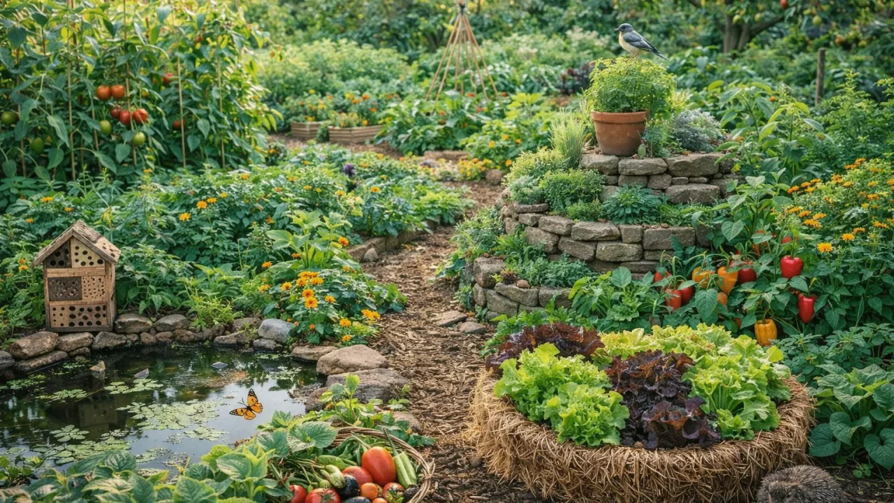 Organski Uzgoj uz Permakulturne Principe – Dizajn Vrta koji Radi Sam za Sebe