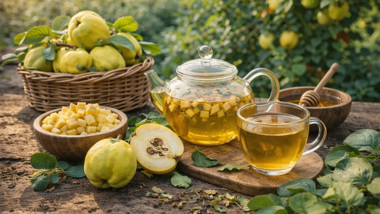 Čaj od Dunje: Tradicionalni Čaj za Grlo i Želudac