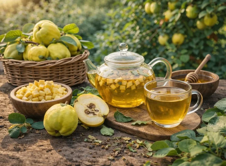 Čaj od Dunje: Tradicionalni Čaj za Grlo i Želudac