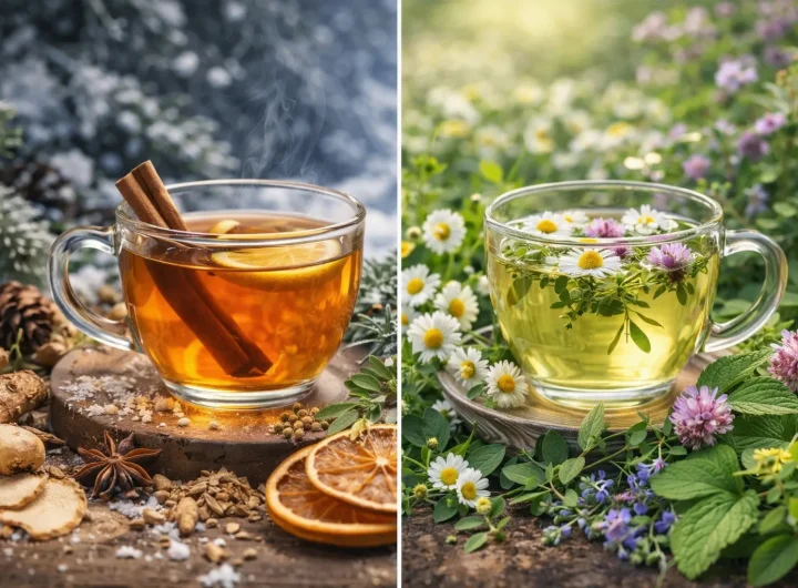 Razlika Između Zimskih i Proljetnih Biljnih Čajeva