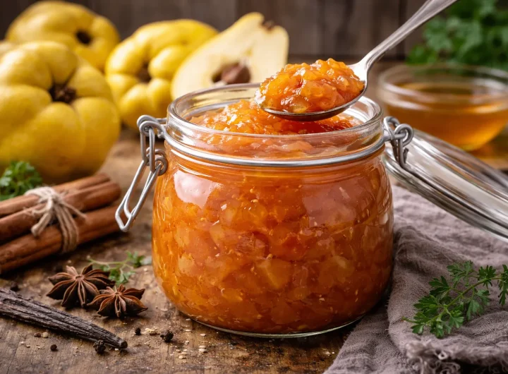 Džem od Dunje bez Dodanog Šećera – Prirodno Sladak i Aromatičan