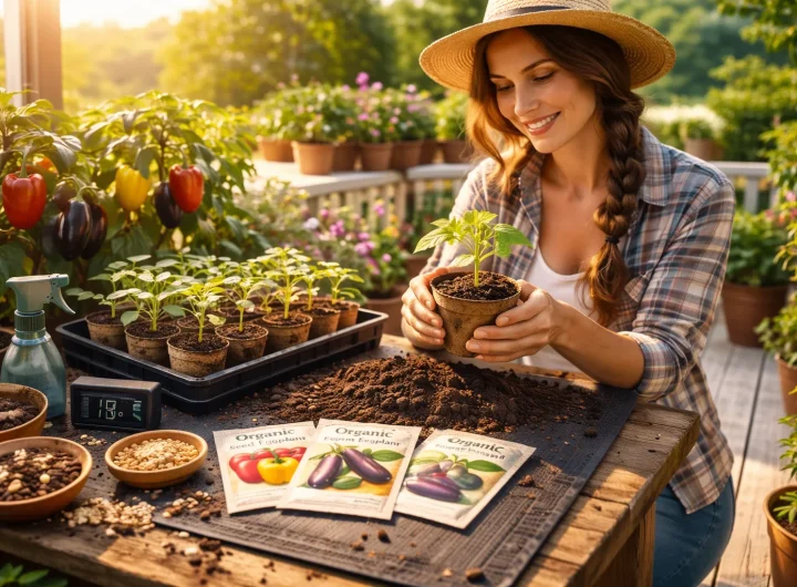 Organski Uzgoj Paprika i Patlidžana iz Sjemena – Toplina, Svjetlo i Strpljenje