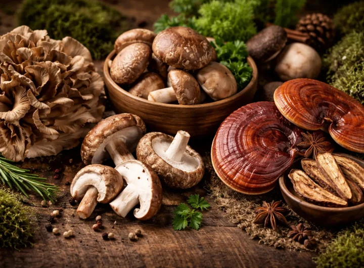 Maitake, Shiitake i Reishi – Potpuni Vodič Kroz Tri Najpoznatije Ljekovite Gljive
