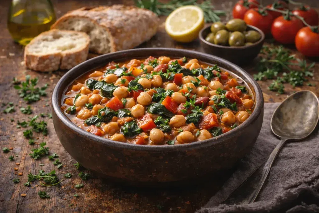 Vegansko Varivo od Slanutka na Mediteranski Način – Zdravo i Zasitno