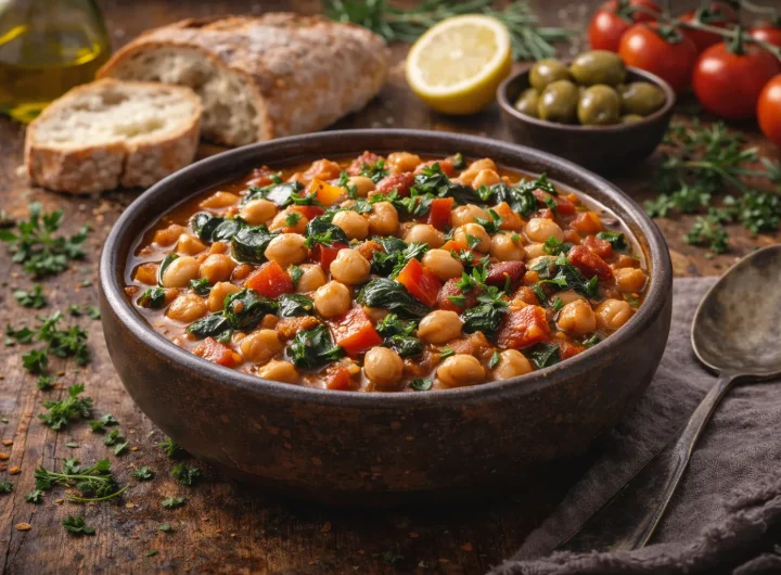 Vegansko Varivo od Slanutka na Mediteranski Način – Zdravo i Zasitno