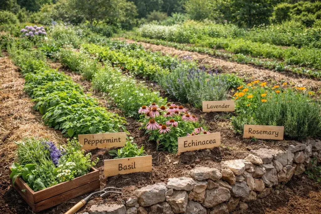 Organski Uzgoj Začinskog i Ljekovitog Bilja uz Plodored – Dugoročna Ravnoteža u Vrtu