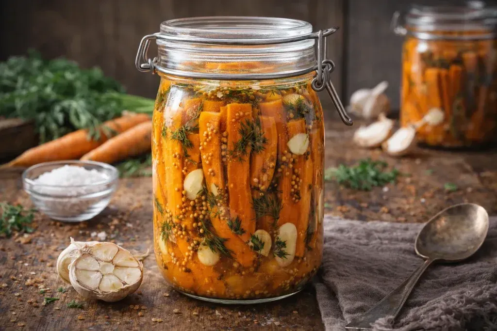 Fermentirana Mrkva u Staklenci – Jednostavan Recept za Početnike