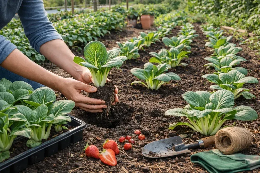 Sadnja Pak Choija – Azijska Kupusnjača u Ekološkom Vrtu