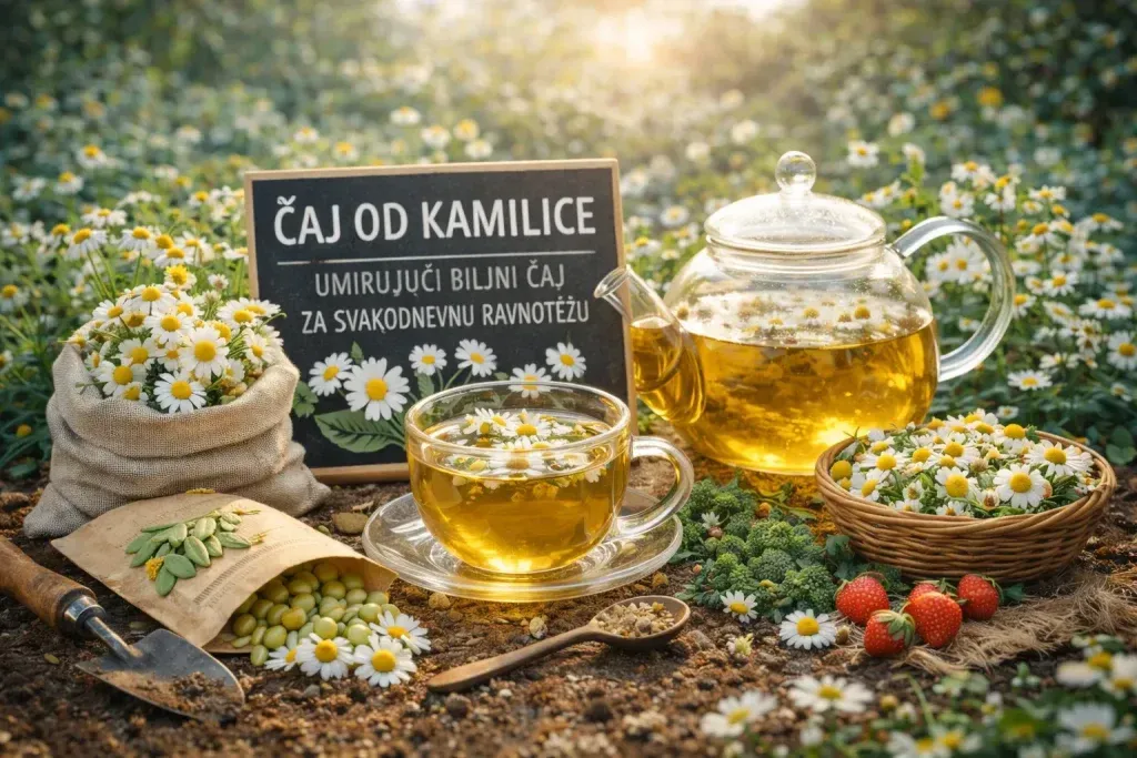 Čaj od Kamilice: Umirujući Biljni Čaj za Svakodnevnu Ravnotežu