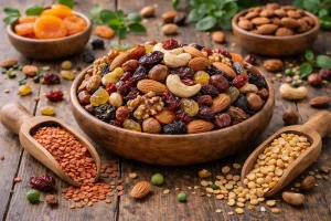 Mješavina Suhog Voća i Orašastih Plodova – Energetski Snack