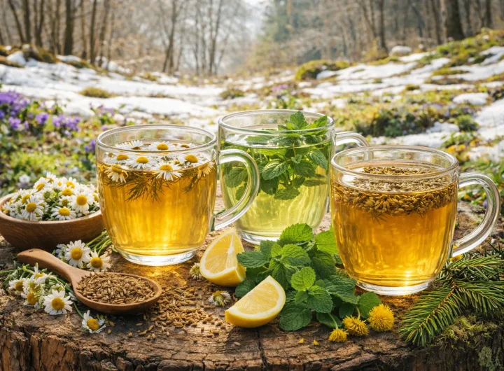 Biljni Čajevi Koji Pomažu Probavu Nakon Zimske Prehrane