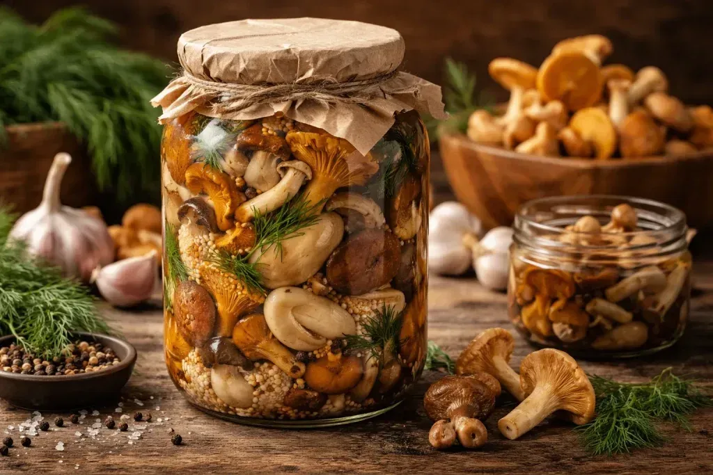 Kisele Gljive u Tegli – Zimski Specijalitet bez Konzervansa