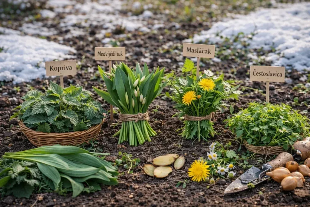 Divlje Jestivo Bilje Koje Se Pojavljuje Krajem Zime