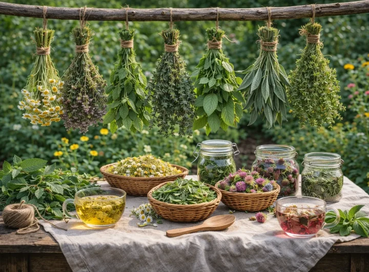 Kako Sušiti Bilje za Čajeve na Prirodan i Održiv Način