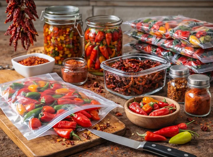 Sušenje, Zamrzavanje i Čuvanje Ljutih Papričica